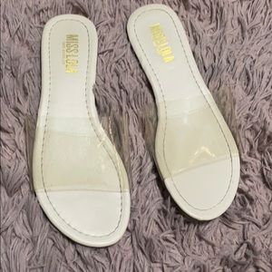 Cream Miss Lola Slides